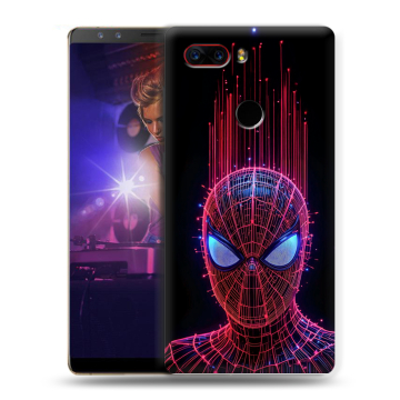 Пластиковый чехол на ZTE Nubia Z17S с принтом Spiderman Человек паук