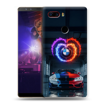 Пластиковый чехол на ZTE Nubia Z17S с принтом BMW БМВ