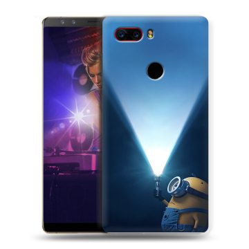 Пластиковый чехол на ZTE Nubia Z17S с принтом Миньоны