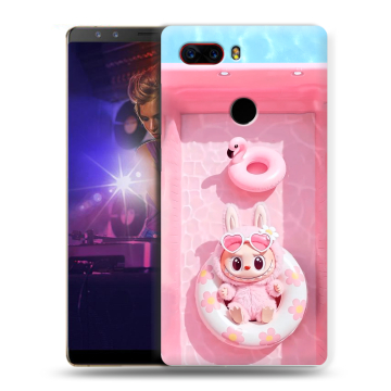 Пластиковый чехол на ZTE Nubia Z17S с принтом Labubu Лабубу
