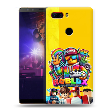 Пластиковый чехол на ZTE Nubia Z17S с принтом Roblox Роблокс