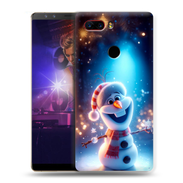 Пластиковый чехол на ZTE Nubia Z17S с принтом Новый год