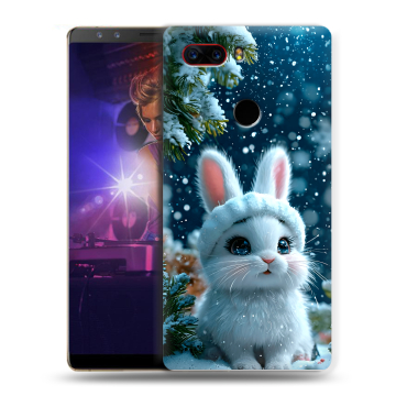 Пластиковый чехол на ZTE Nubia Z17S с принтом Новый год