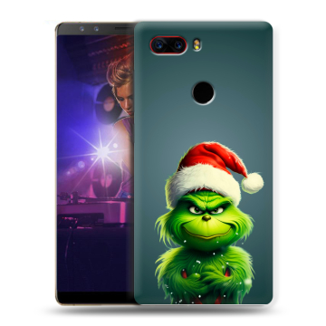 Пластиковый чехол на ZTE Nubia Z17S с принтом Новый год