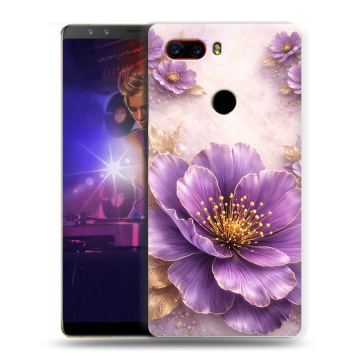 Пластиковый чехол на ZTE Nubia Z17S с принтом женский