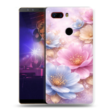 Пластиковый чехол на ZTE Nubia Z17S с принтом женский