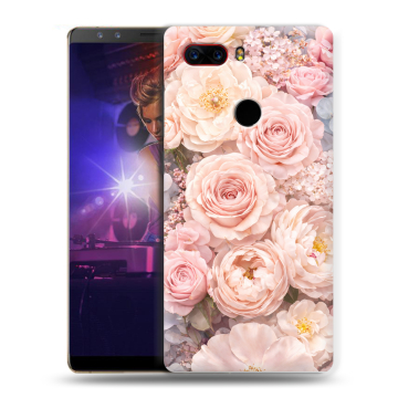 Пластиковый чехол на ZTE Nubia Z17S с принтом женский