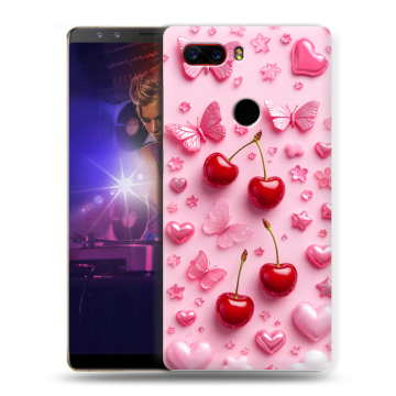 Пластиковый чехол на ZTE Nubia Z17S с принтом для девочек