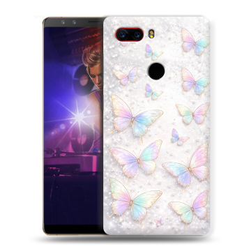 Пластиковый чехол на ZTE Nubia Z17S с принтом женский