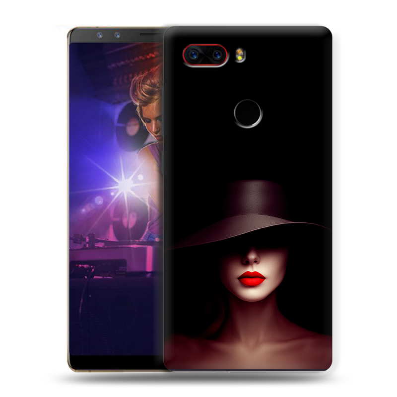 Пластиковый чехол на ZTE Nubia Z17S с принтом Девушка в шляпе Пластиковый чехол на ZTE Nubia Z17S с принтом Девушка в шляпе