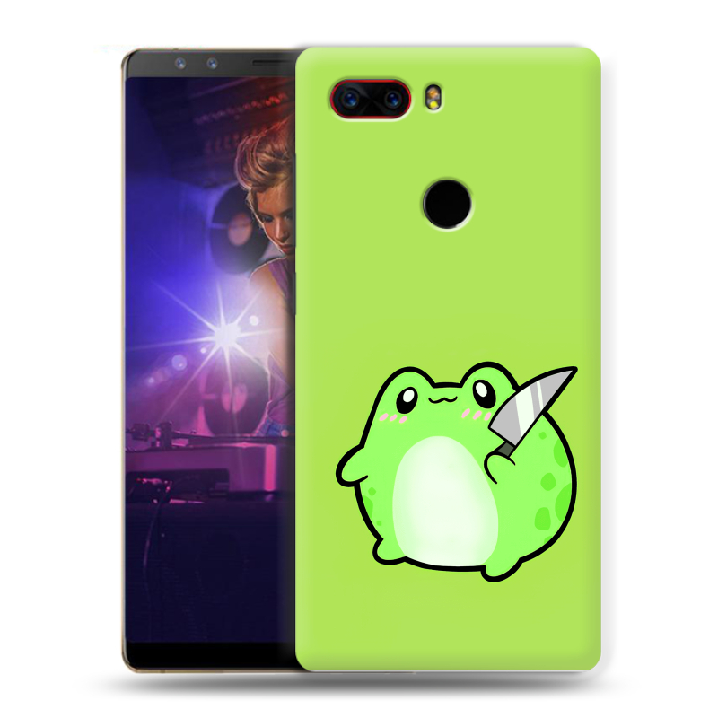 Пластиковый чехол на ZTE Nubia Z17S с принтом Лягушенок Пластиковый чехол на ZTE Nubia Z17S с принтом Лягушенок