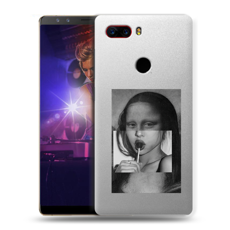 Пластиковый чехол на ZTE Nubia Z17S с принтом Мона Лиза Пластиковый чехол на ZTE Nubia Z17S с принтом Мона Лиза