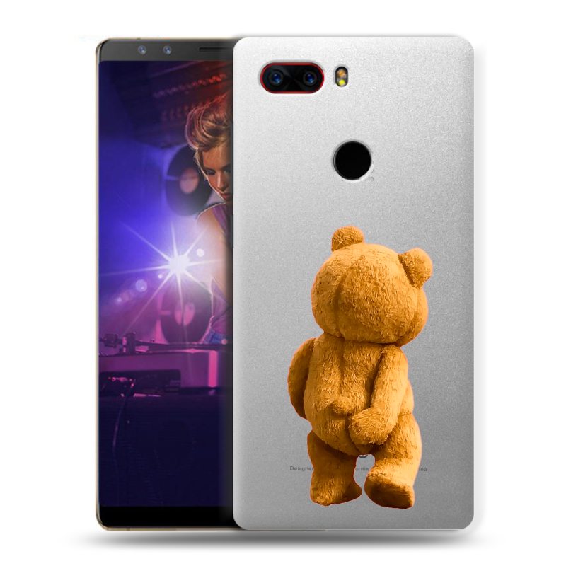 Пластиковый чехол на ZTE Nubia Z17S с принтом Медведь Пластиковый чехол на ZTE Nubia Z17S с принтом Медведь