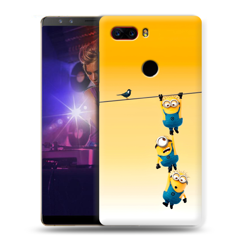 Пластиковый чехол на ZTE Nubia Z17S с принтом Миньоны Пластиковый чехол на ZTE Nubia Z17S с принтом Миньоны