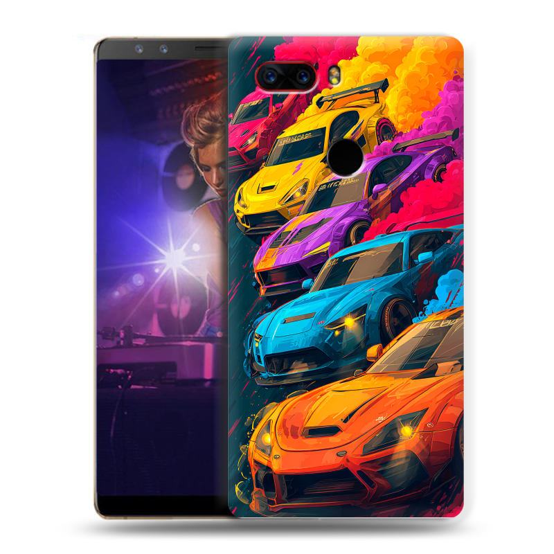 Пластиковый чехол на ZTE Nubia Z17S с принтом Тачки Пластиковый чехол на ZTE Nubia Z17S с принтом Тачки