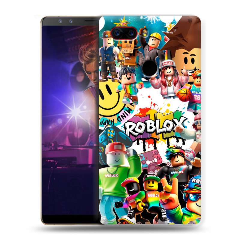 Пластиковый чехол на ZTE Nubia Z17S с принтом Roblox Роблокс Пластиковый чехол на ZTE Nubia Z17S с принтом Roblox Роблокс