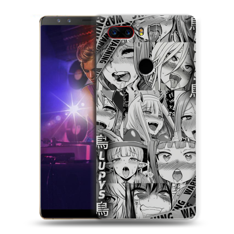 Пластиковый чехол на ZTE Nubia Z17S с принтом Ahegao Ахегао Аниме Пластиковый чехол на ZTE Nubia Z17S с принтом Ahegao Ахегао Аниме