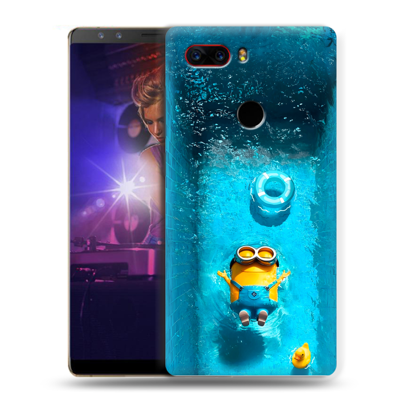 Пластиковый чехол на ZTE Nubia Z17S с принтом Миньоны Пластиковый чехол на ZTE Nubia Z17S с принтом Миньоны