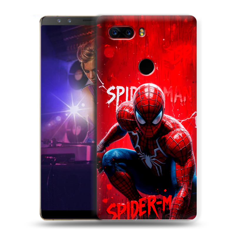 Пластиковый чехол на ZTE Nubia Z17S с принтом Spiderman Человек паук Пластиковый чехол на ZTE Nubia Z17S с принтом Spiderman Человек паук