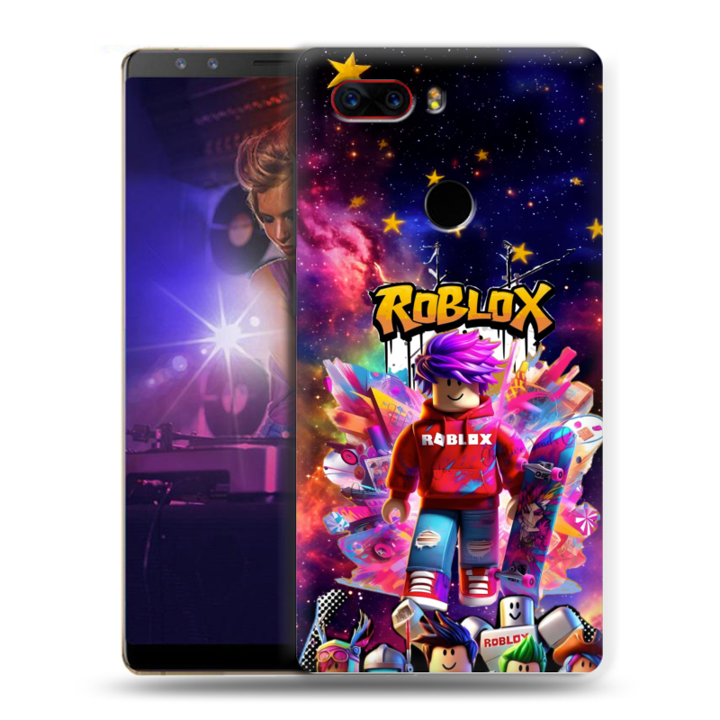 Пластиковый чехол на ZTE Nubia Z17S с принтом Roblox Роблокс Пластиковый чехол на ZTE Nubia Z17S с принтом Roblox Роблокс