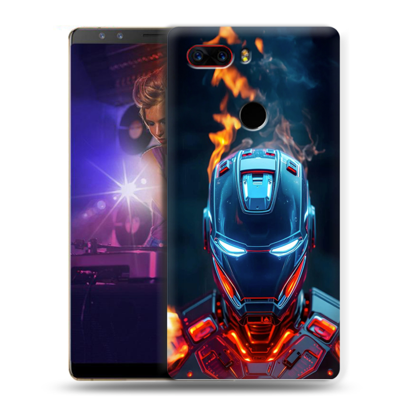Пластиковый чехол на ZTE Nubia Z17S с принтом IronMan Железный человек Пластиковый чехол на ZTE Nubia Z17S с принтом IronMan Железный человек