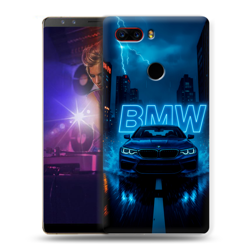 Пластиковый чехол на ZTE Nubia Z17S с принтом BMW БМВ Пластиковый чехол на ZTE Nubia Z17S с принтом BMW БМВ