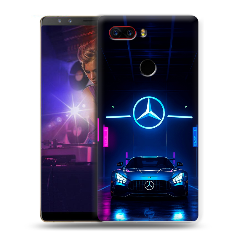 Пластиковый чехол на ZTE Nubia Z17S с принтом Mercedes Мерседес Пластиковый чехол на ZTE Nubia Z17S с принтом Mercedes Мерседес