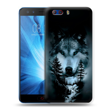 Силиконовый чехол на ZTE Nubia Z17 MiniS с принтом Лесной волк