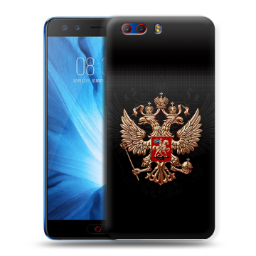 Силиконовый чехол на ZTE Nubia Z17 MiniS с принтом Герб России