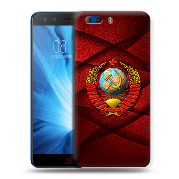 Силиконовый чехол на ZTE Nubia Z17 MiniS с принтом Герб СССР