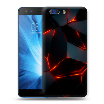 Силиконовый чехол на ZTE Nubia Z17 MiniS с принтом Яркие абстракции