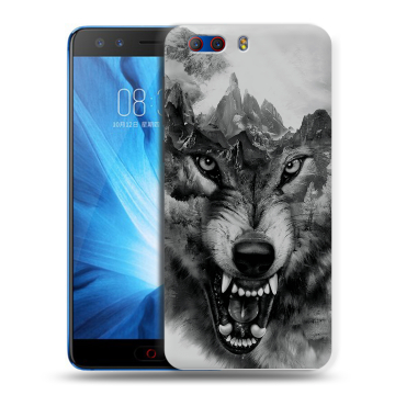 Силиконовый чехол на ZTE Nubia Z17 MiniS с принтом Волк