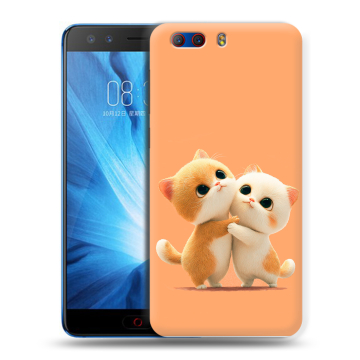 Силиконовый чехол на ZTE Nubia Z17 MiniS с принтом Милые котики