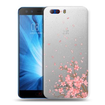 Силиконовый чехол на ZTE Nubia Z17 MiniS с принтом Ветка сакуры Силиконовый чехол на ZTE Nubia Z17 MiniS с принтом Ветка сакуры