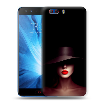 Силиконовый чехол на ZTE Nubia Z17 MiniS с принтом Девушка в шляпе Силиконовый чехол на ZTE Nubia Z17 MiniS с принтом Девушка в шляпе
