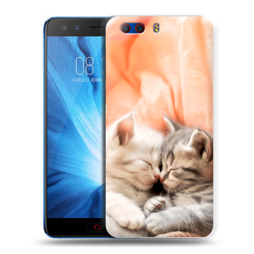 Силиконовый чехол на ZTE Nubia Z17 MiniS с принтом Котята Силиконовый чехол на ZTE Nubia Z17 MiniS с принтом Котята
