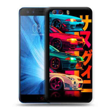 Силиконовый чехол на ZTE Nubia Z17 MiniS с принтом Гоночные машины Силиконовый чехол на ZTE Nubia Z17 MiniS с принтом Гоночные машины