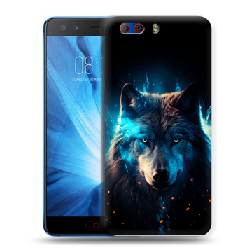 Силиконовый чехол на ZTE Nubia Z17 MiniS с принтом Волк ночной Силиконовый чехол на ZTE Nubia Z17 MiniS с принтом Волк ночной