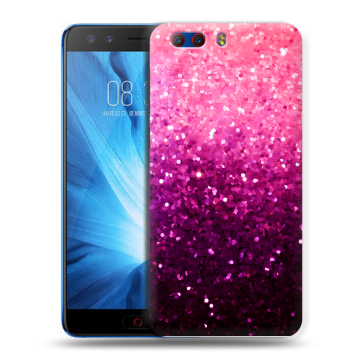 Силиконовый чехол на ZTE Nubia Z17 MiniS с принтом Блестки