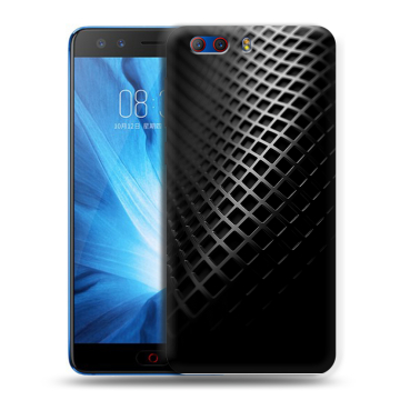 Силиконовый чехол на ZTE Nubia Z17 MiniS с принтом Текстура металла Силиконовый чехол на ZTE Nubia Z17 MiniS с принтом Текстура металла