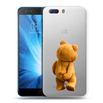 Силиконовый чехол на ZTE Nubia Z17 MiniS с принтом Медведь Силиконовый чехол на ZTE Nubia Z17 MiniS с принтом Медведь