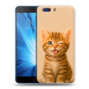 Силиконовый чехол на ZTE Nubia Z17 MiniS с принтом котенок Силиконовый чехол на ZTE Nubia Z17 MiniS с принтом котенок