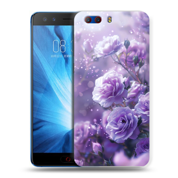 Силиконовый чехол на ZTE Nubia Z17 MiniS с принтом Розы цветы