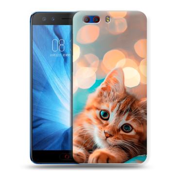 Силиконовый чехол на ZTE Nubia Z17 MiniS с принтом котик Силиконовый чехол на ZTE Nubia Z17 MiniS с принтом котик