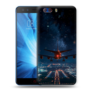 Силиконовый чехол на ZTE Nubia Z17 MiniS с принтом самолет Силиконовый чехол на ZTE Nubia Z17 MiniS с принтом самолет