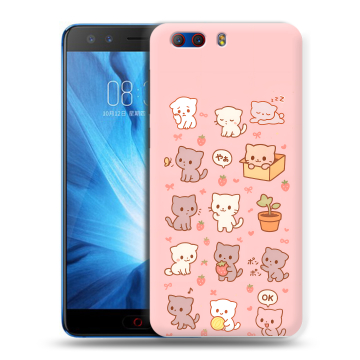 Силиконовый чехол на ZTE Nubia Z17 MiniS с принтом Hello Kitty Хелоу Кити Силиконовый чехол на ZTE Nubia Z17 MiniS с принтом Hello Kitty Хелоу Кити