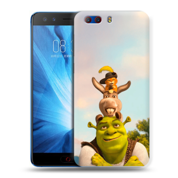 Силиконовый чехол на ZTE Nubia Z17 MiniS с принтом Шрек Shrek