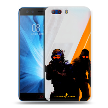 Силиконовый чехол на ZTE Nubia Z17 MiniS с принтом Контер страйк Counter strike Силиконовый чехол на ZTE Nubia Z17 MiniS с принтом Контер страйк Counter strike