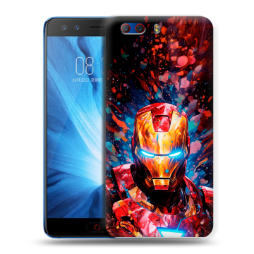Силиконовый чехол на ZTE Nubia Z17 MiniS с принтом Железный человек Ironman Силиконовый чехол на ZTE Nubia Z17 MiniS с принтом Железный человек Ironman
