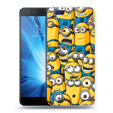 Силиконовый чехол на ZTE Nubia Z17 MiniS с принтом Миньоны Силиконовый чехол на ZTE Nubia Z17 MiniS с принтом Миньоны